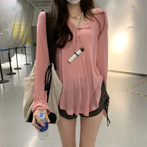 Pure Desire Sunscreen Shirt - Loose Windproof Summer Top