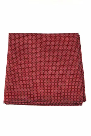Red Regal Pocket Square