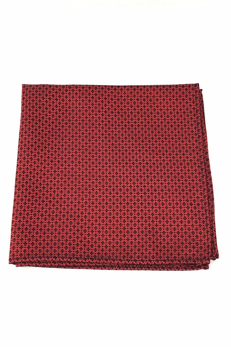 Red Regal Pocket Square