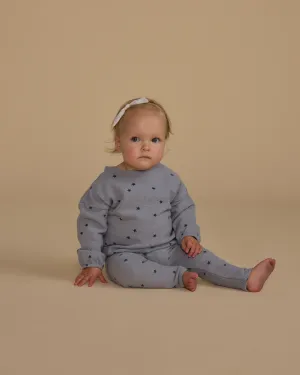 RYLEE & CRU- Blue Stars Spongey Knit Set
