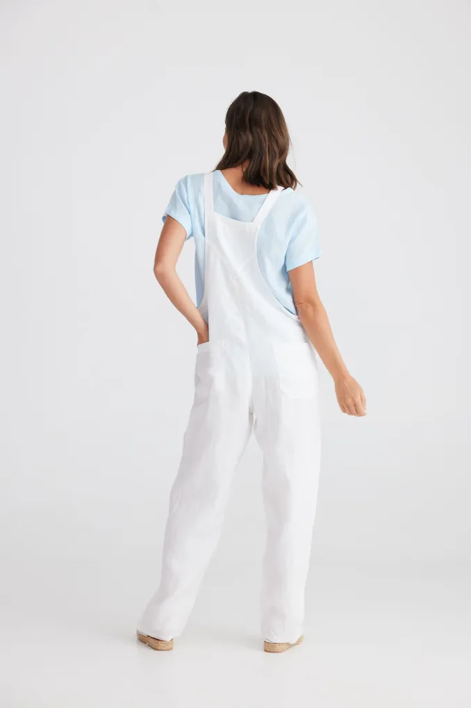 Sailor Overalls - White