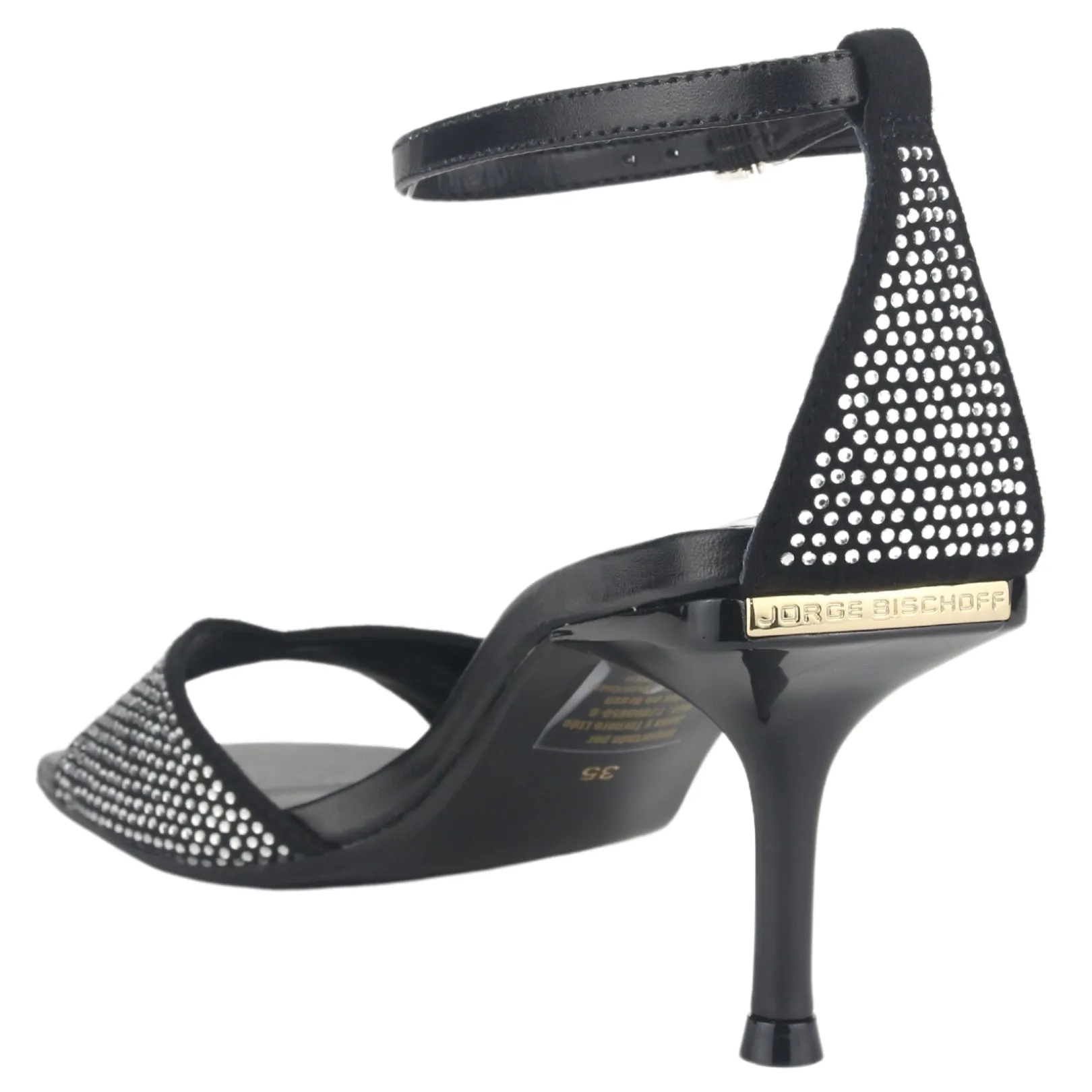 Sandalia Jorgebischoff Mujer J10543039 Negro Casual