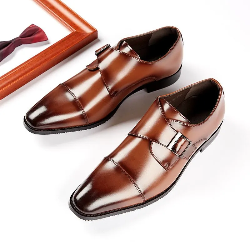 Schoensten Strap Monk Shoes