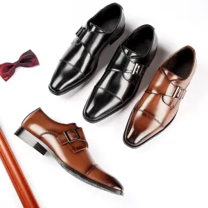 Schoensten Strap Monk Shoes