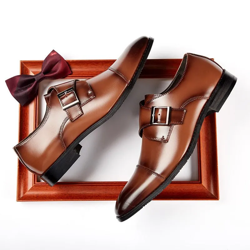 Schoensten Strap Monk Shoes