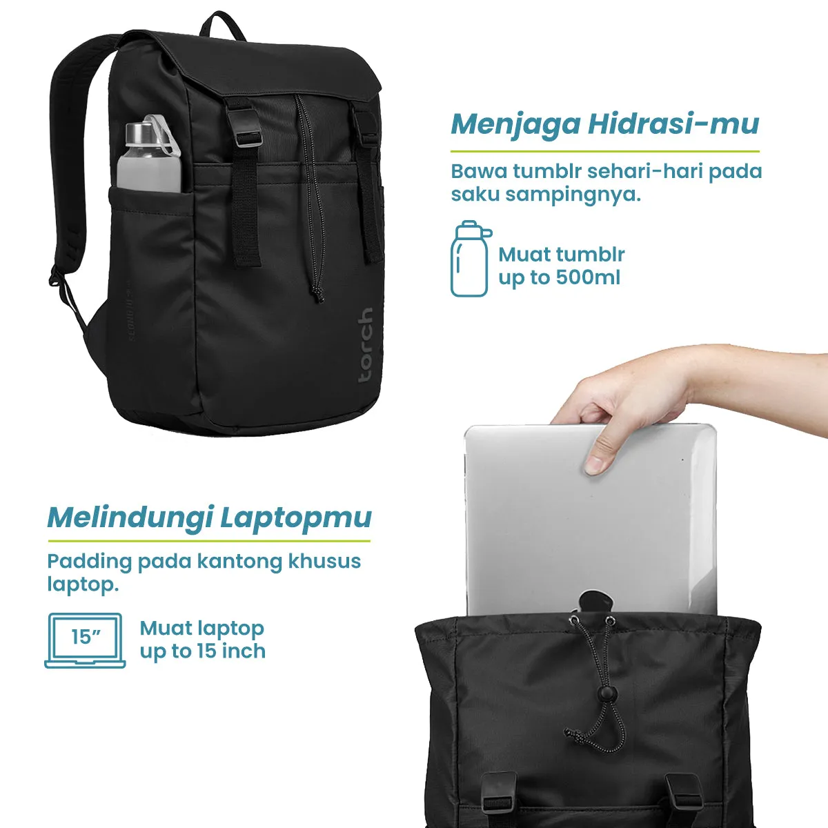 Seongju Tas Ransel Kantor Torch 19L