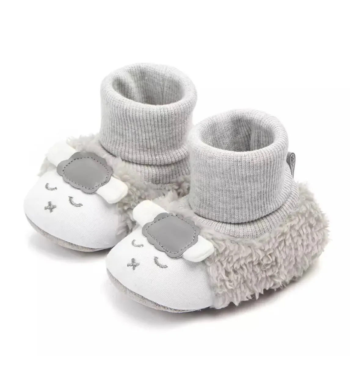 Sheep Baby Booties