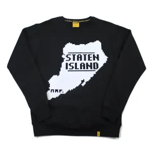 S.I. 8 Bit Crewneck - Men’s - Black/White