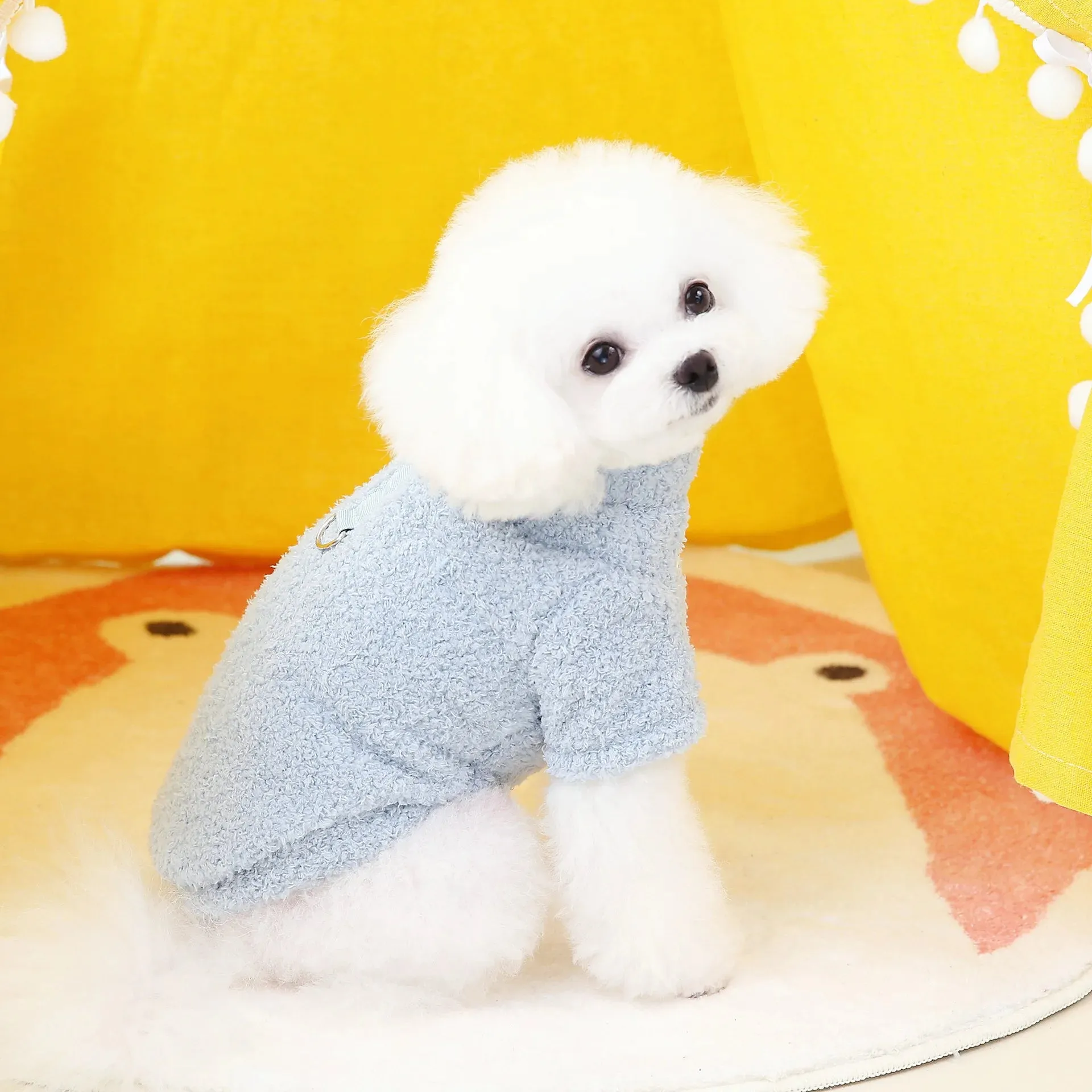 Small Dogs Warm Plush Clothes