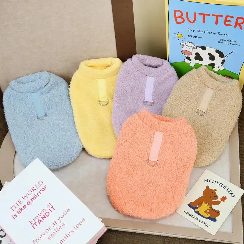 Small Dogs Warm Plush Clothes