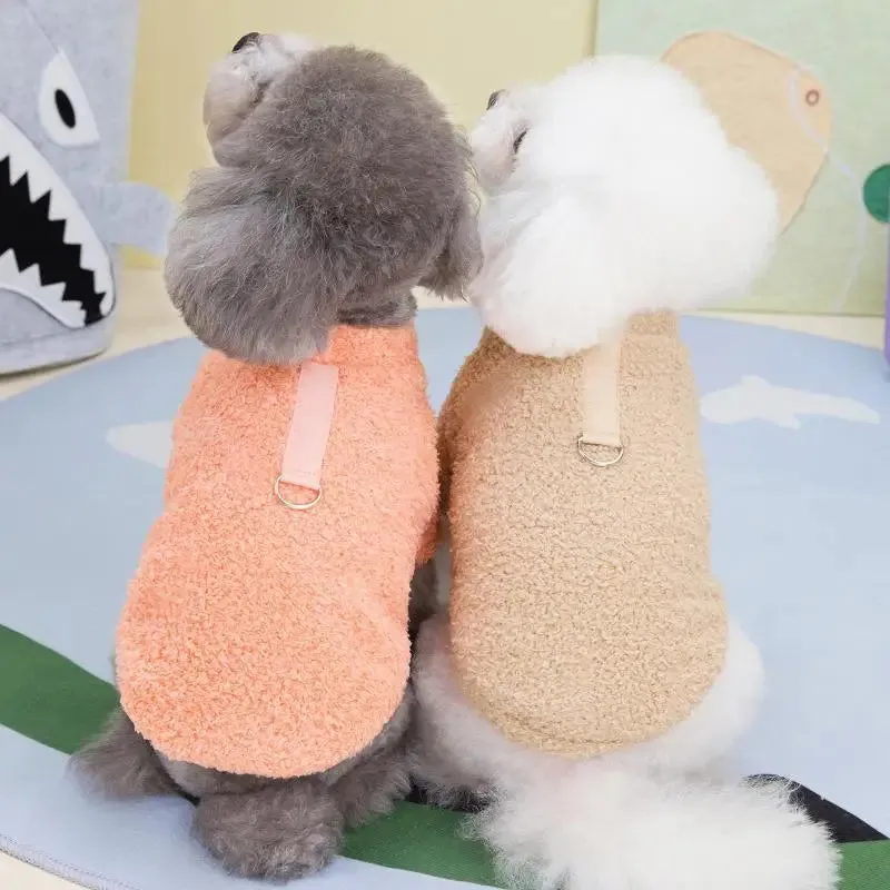 Small Dogs Warm Plush Clothes