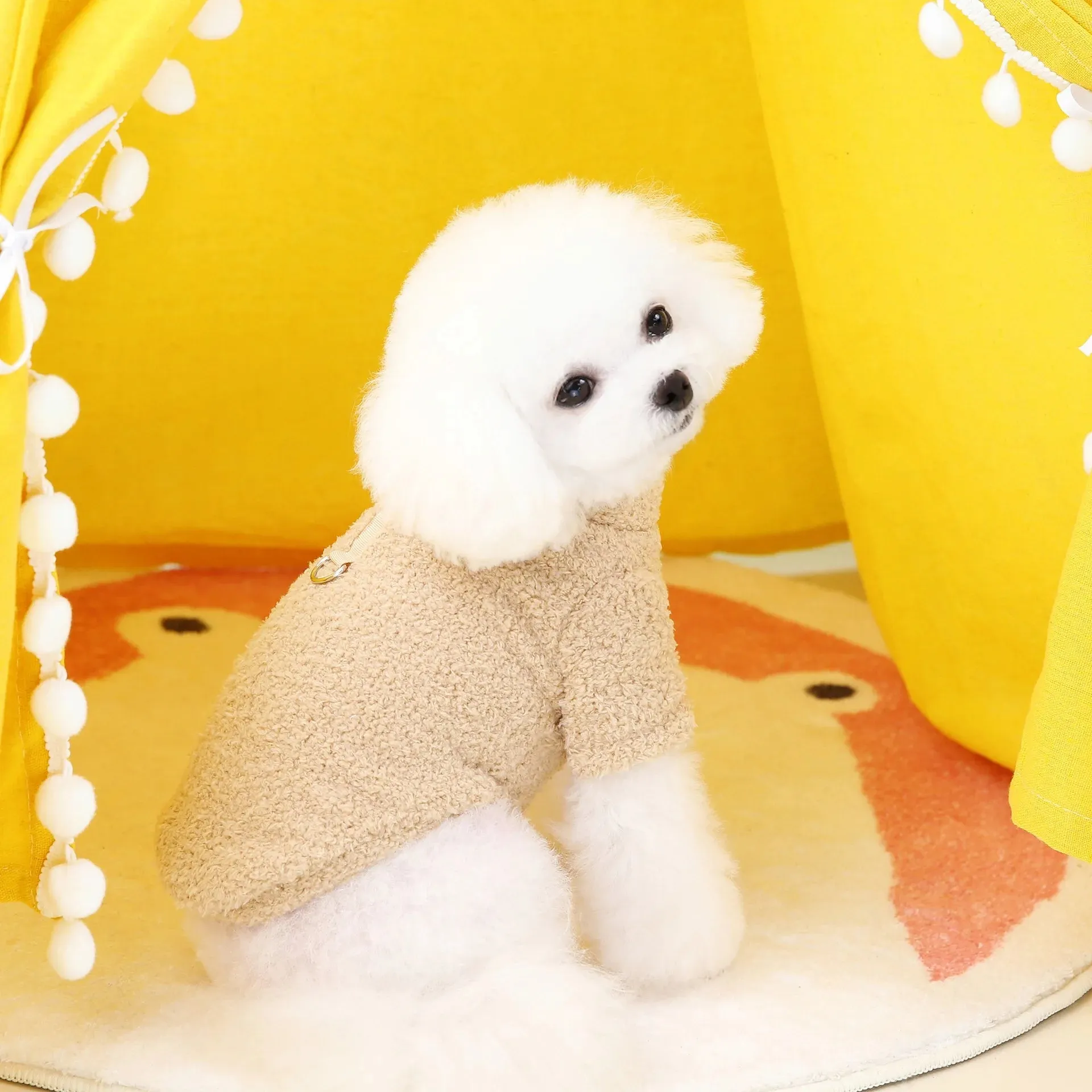 Small Dogs Warm Plush Clothes