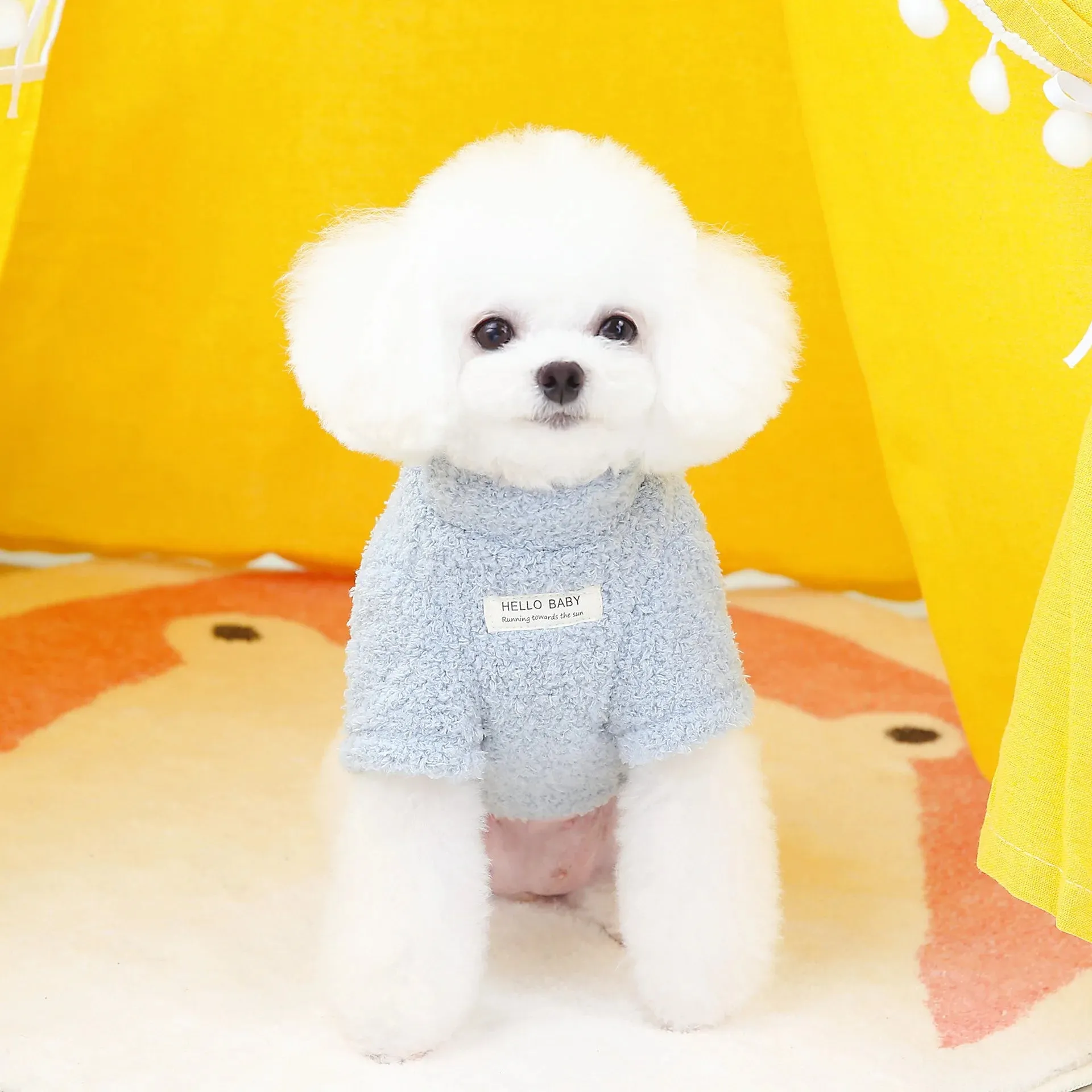 Small Dogs Warm Plush Clothes