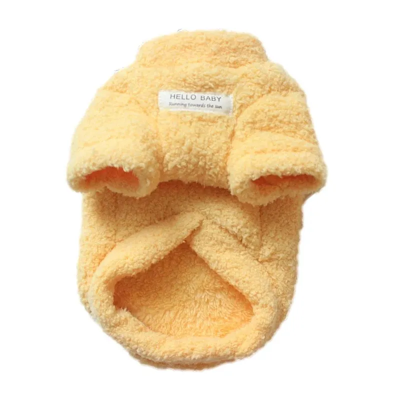 Small Dogs Warm Plush Clothes