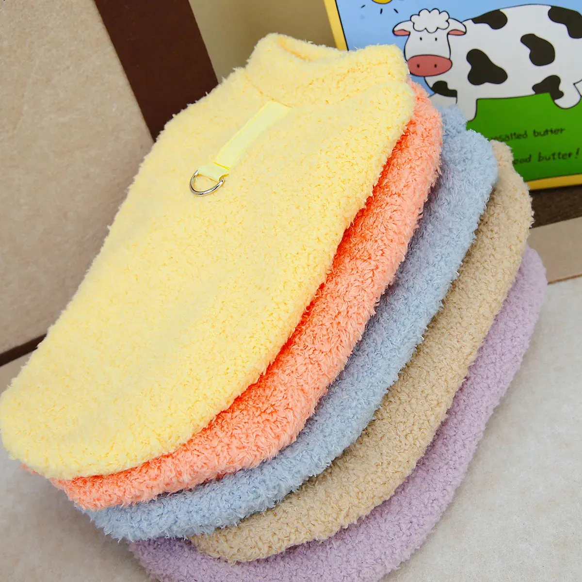 Small Dogs Warm Plush Clothes