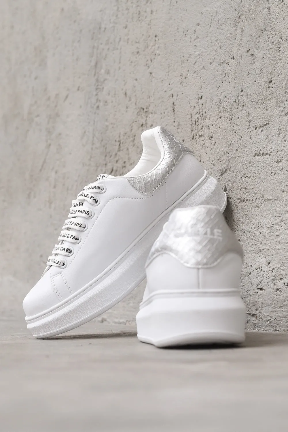 Sneakers Tallone Stampa - Silver