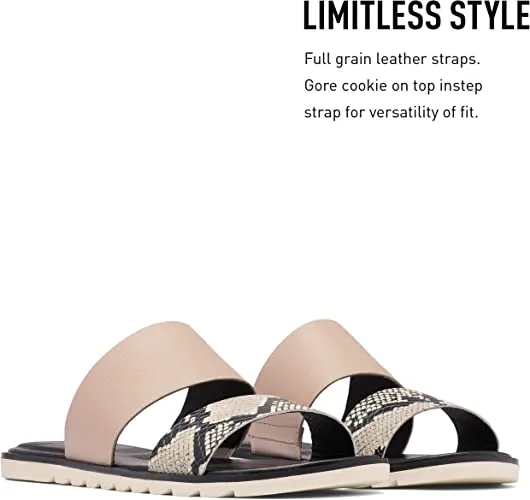 Sorel Ella II Slide Sandals for Women - Mauve Vapor - Size 6