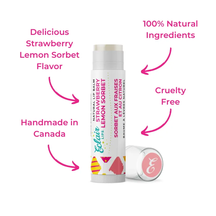 Strawberry Lemon Sorbet Lip Balm