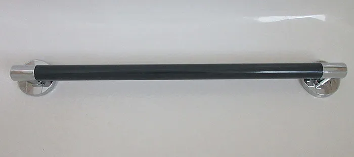 Stylish Colored Grab Bars with Stainless Steel Accents