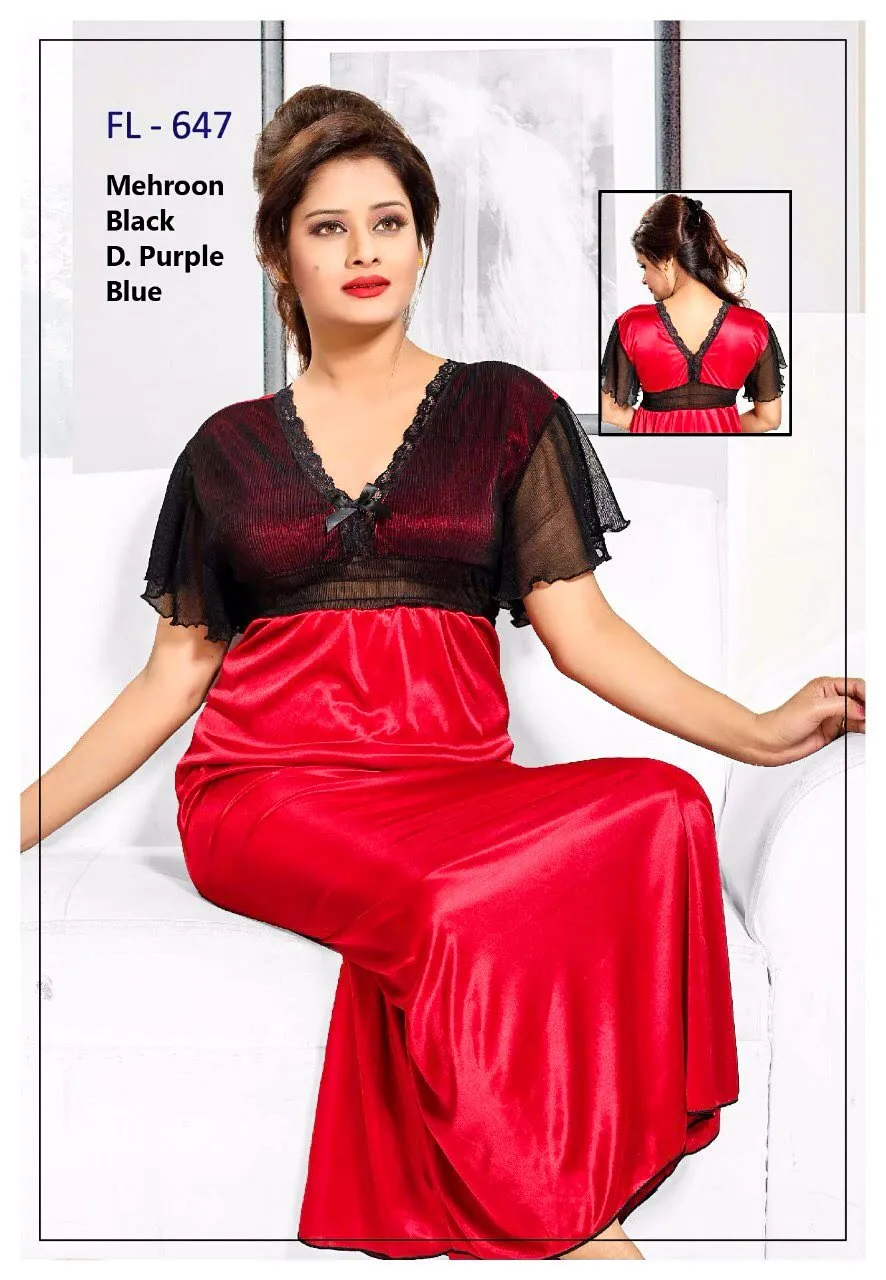 Stylish FL-647 - Flourish Exclusive Bridal Nighty Set Collection