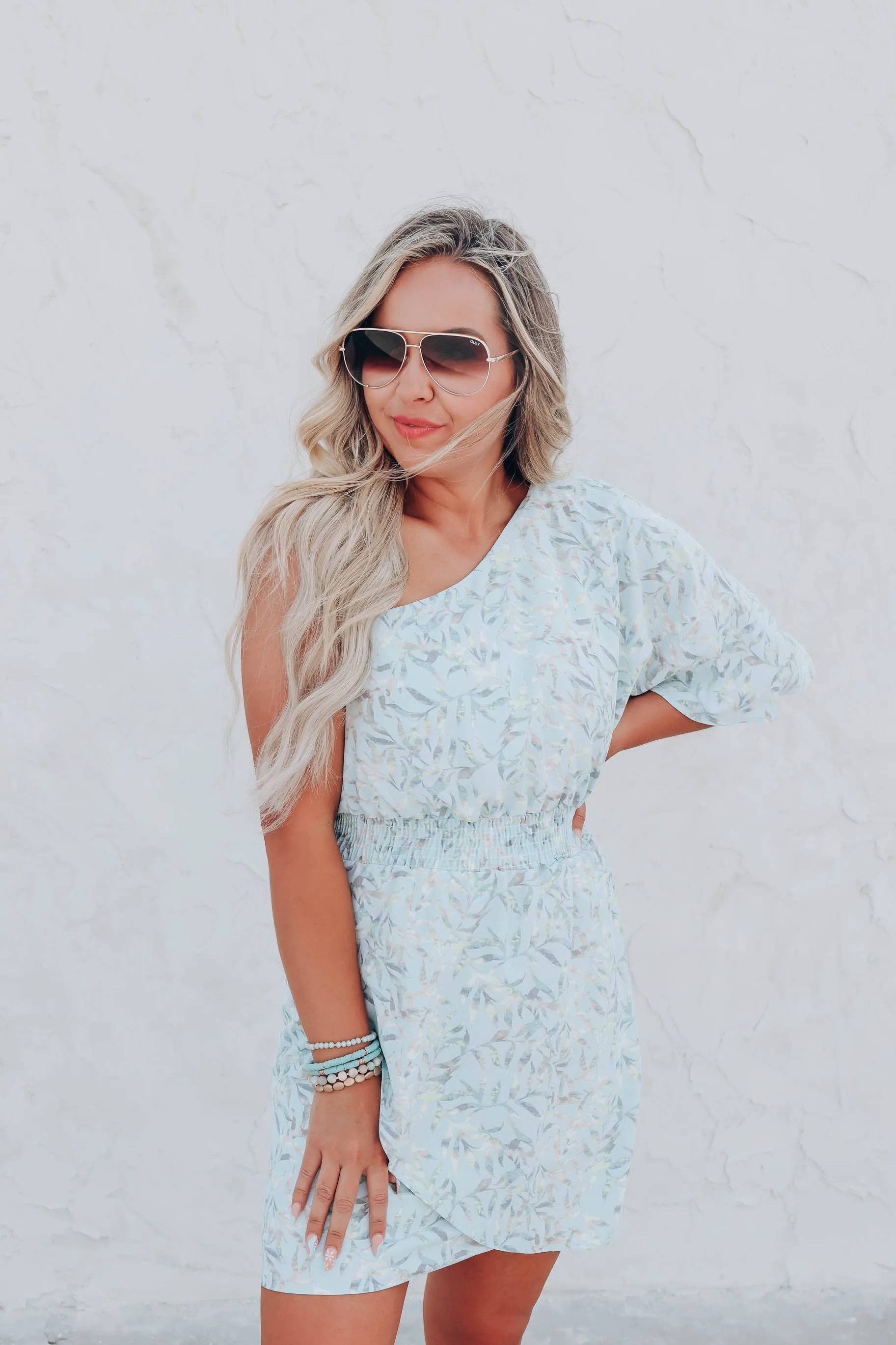 Summer Holiday One-Shoulder Dress