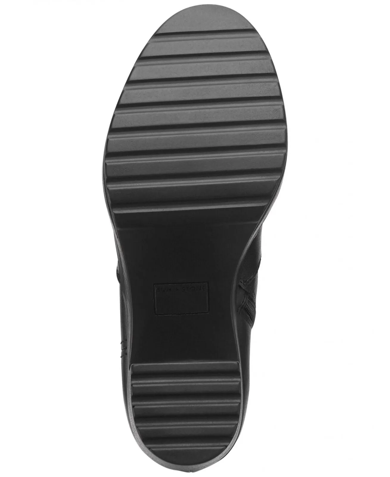 Sun   Stone Womens Kinsley Platform Booties 10014121100 Black 7M