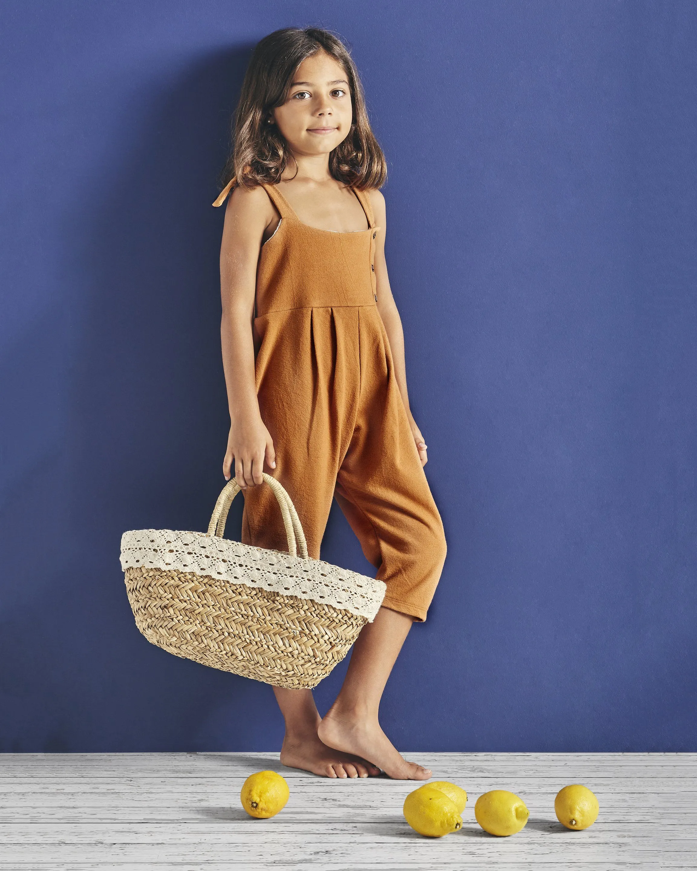 Terry Towelling Rust Jumpsuit