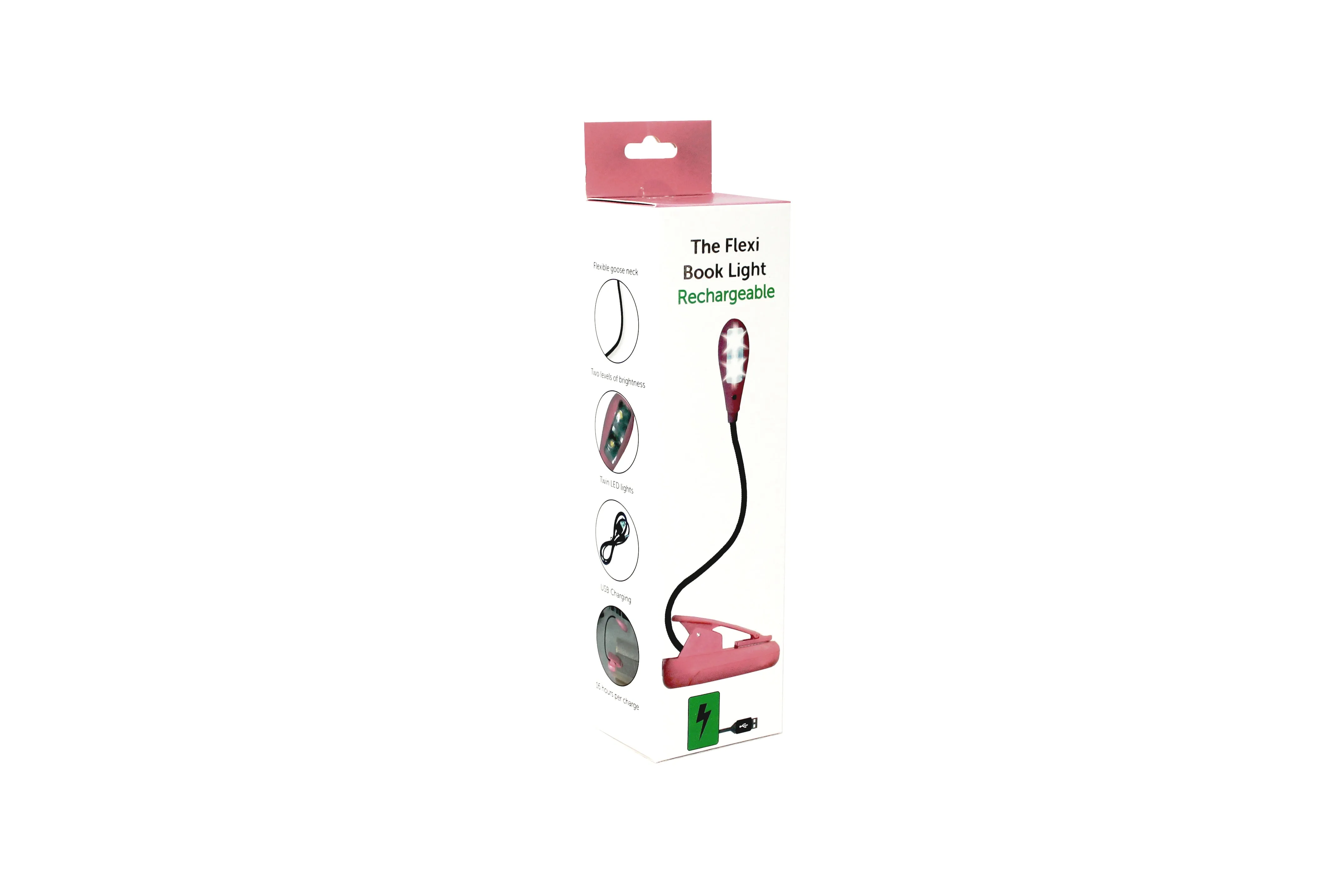 The Flexi Book Light Rechargeable - Pink