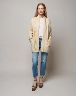 tye dye cardigan bardigan - pink