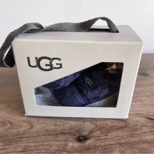 Ugg Bixbee Baby Navy Booties Size 0-6 Months