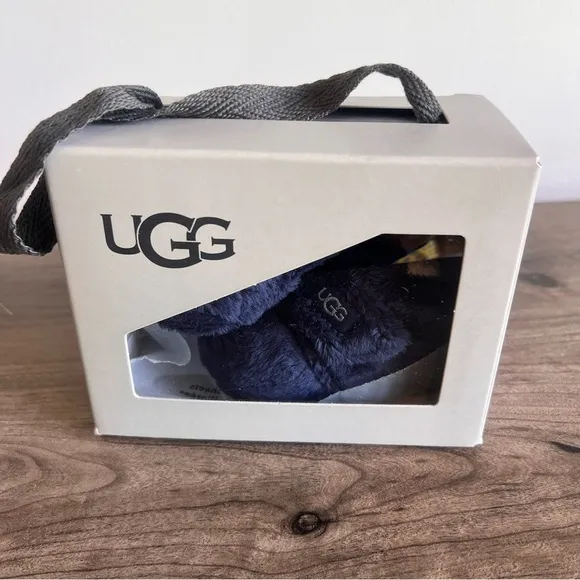 Ugg Bixbee Baby Navy Booties Size 0-6 Months