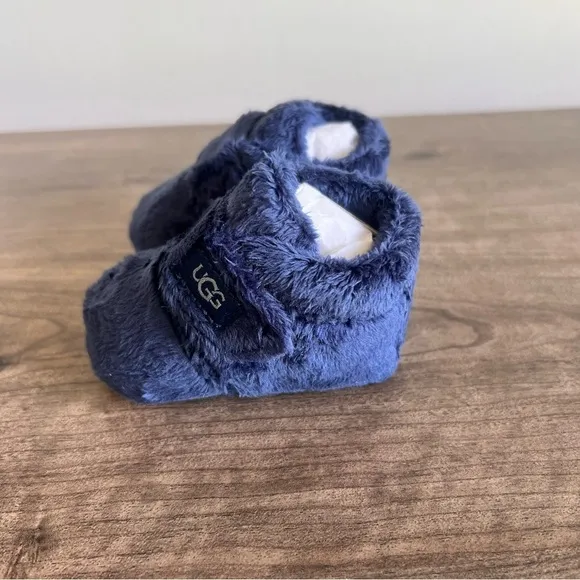 Ugg Bixbee Baby Navy Booties Size 0-6 Months