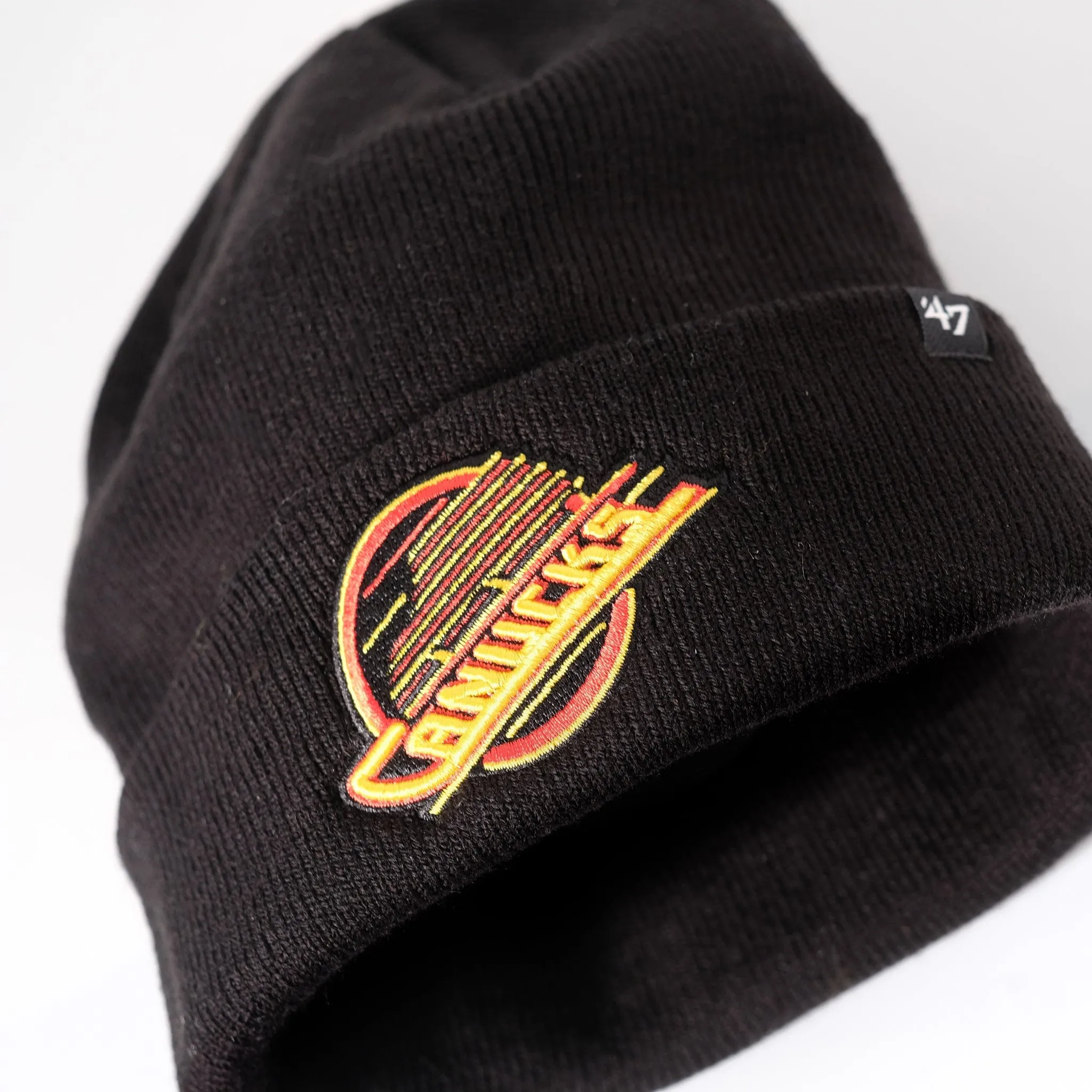 Vancouver Canucks Third Skate 47 Brand NHL Raised Cuff Knit Toque
