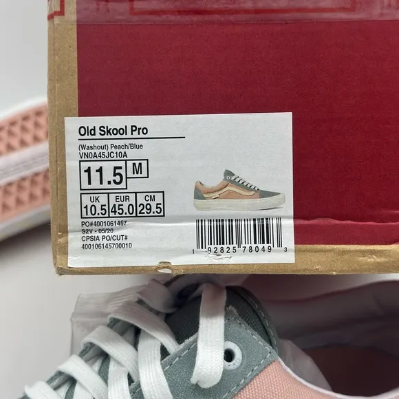 Vans Pastel Sneakers - Pink and Green
