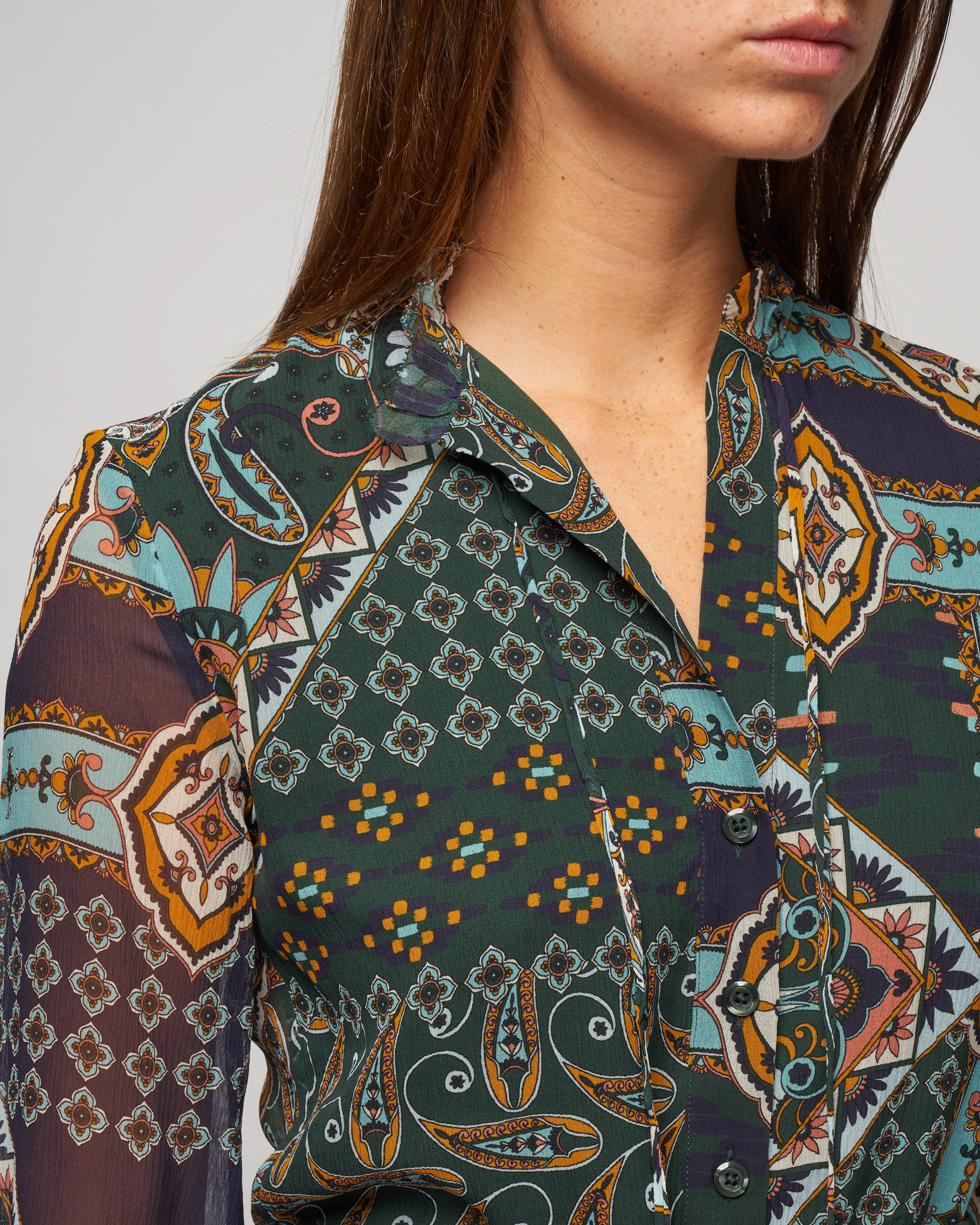 verity dress - pandora patchwork gables rain