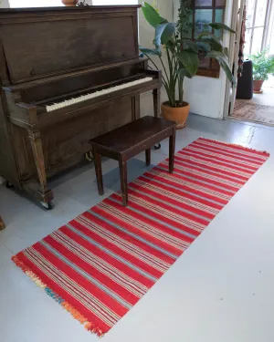 Vintage Anatolian kilim runner