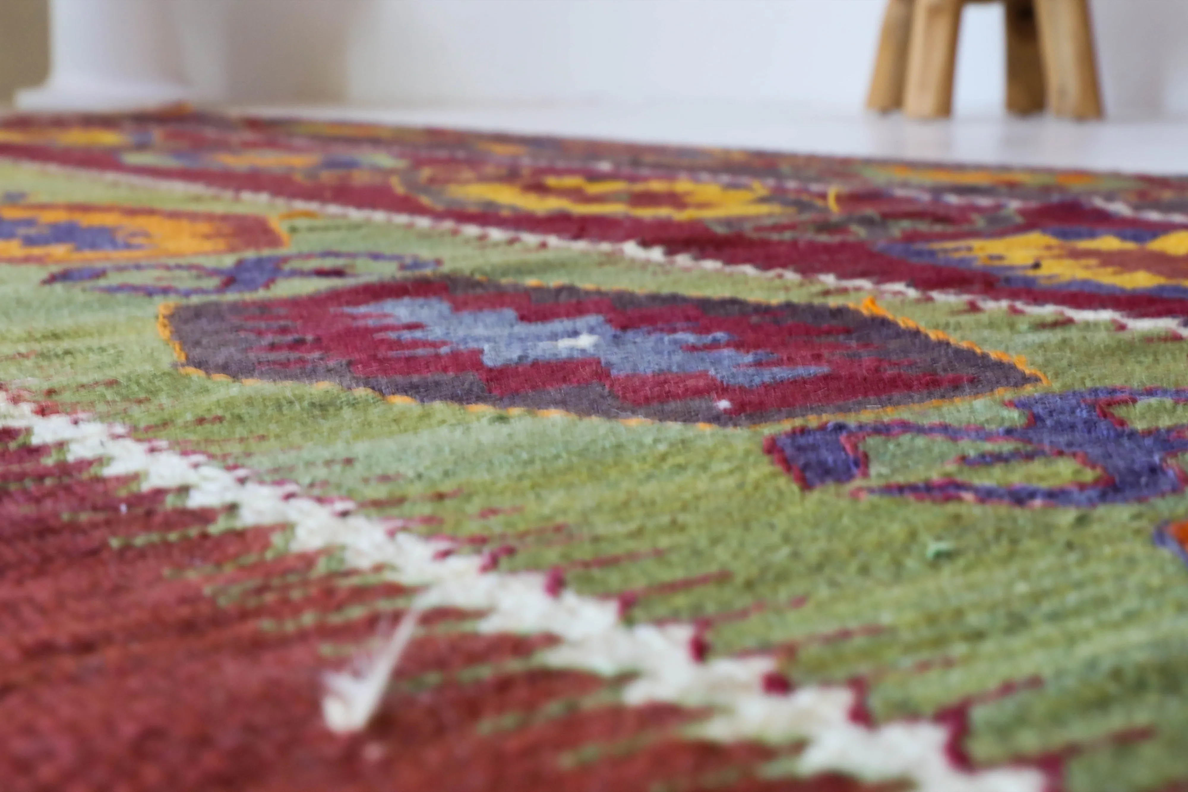 Vintage Antalya Barak Kilim Rug 5'5"x9'3"