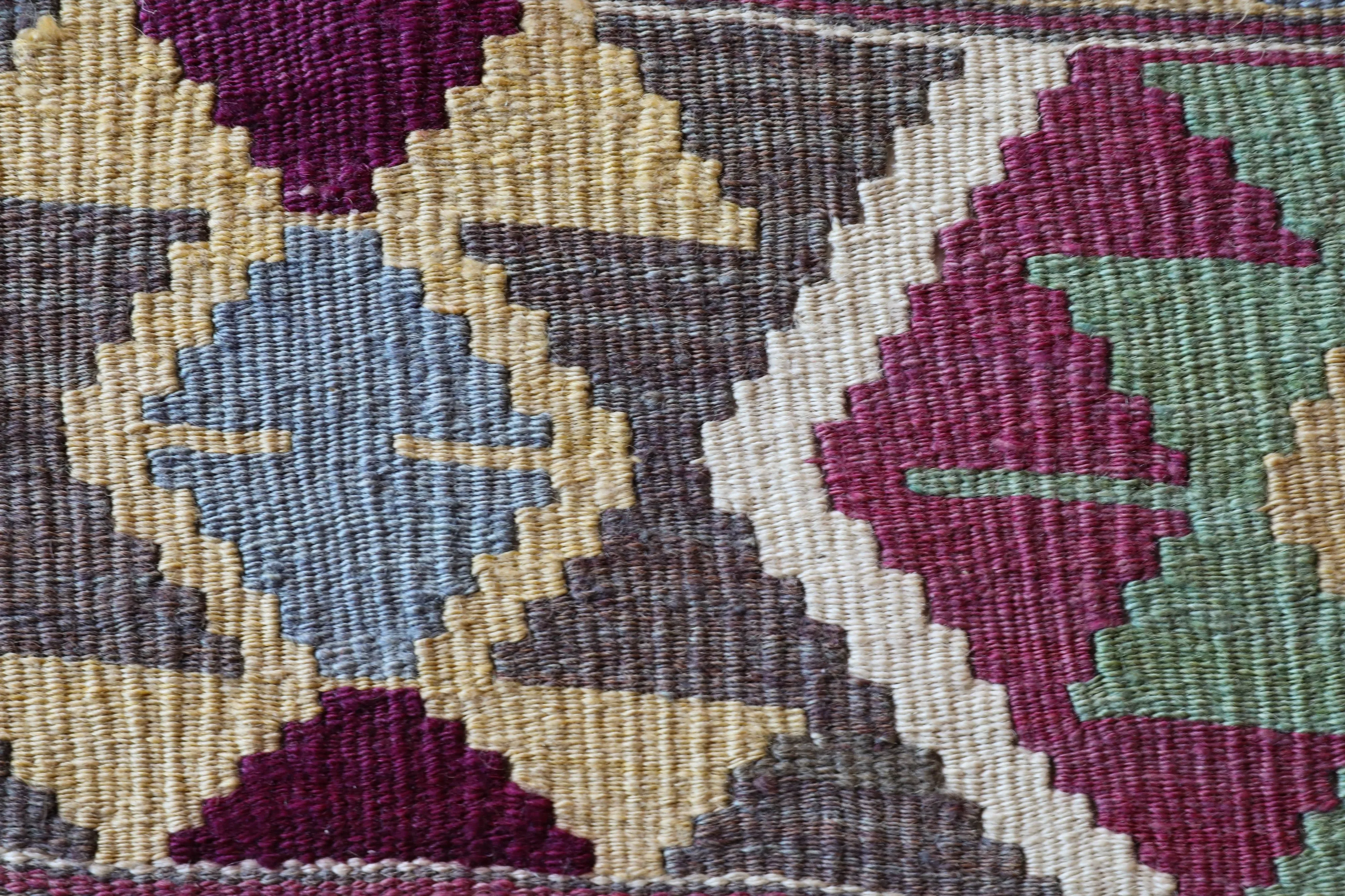 Vintage Antalya Barak Kilim Rug 5'9"x8'2"