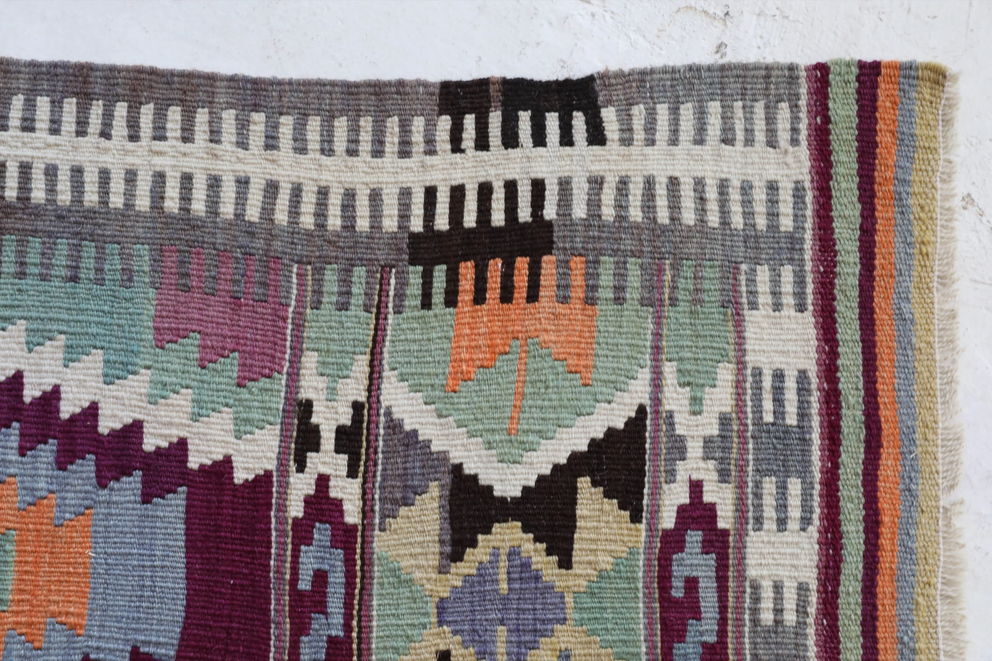 Vintage Antalya Barak Kilim Rug 5'9"x8'2"