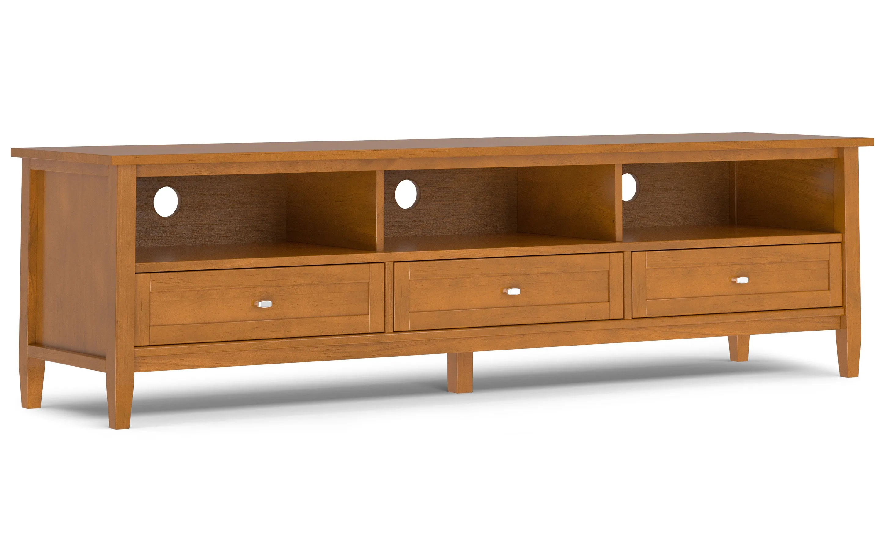 Warm Shaker 72 inch Low TV Media Stand
