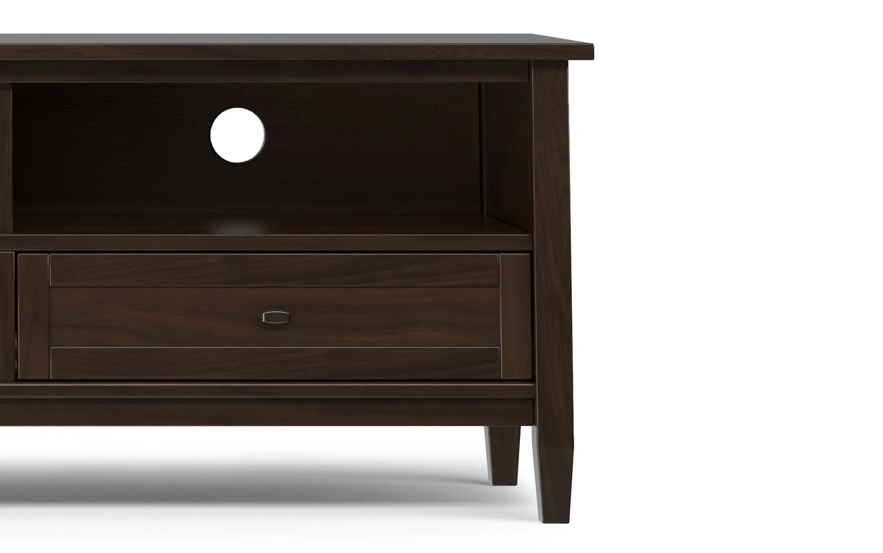Warm Shaker 72 inch Low TV Media Stand
