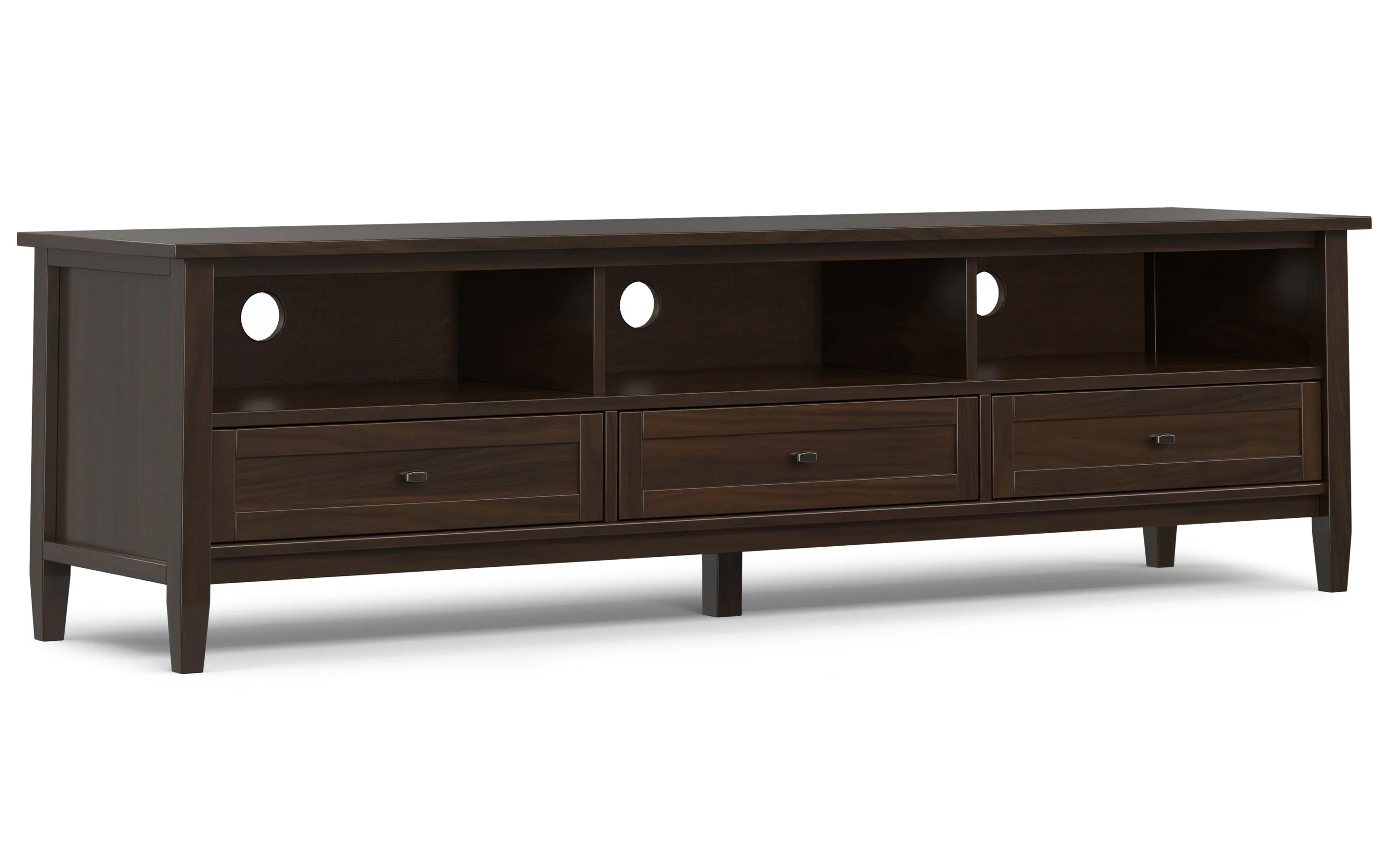 Warm Shaker 72 inch Low TV Media Stand