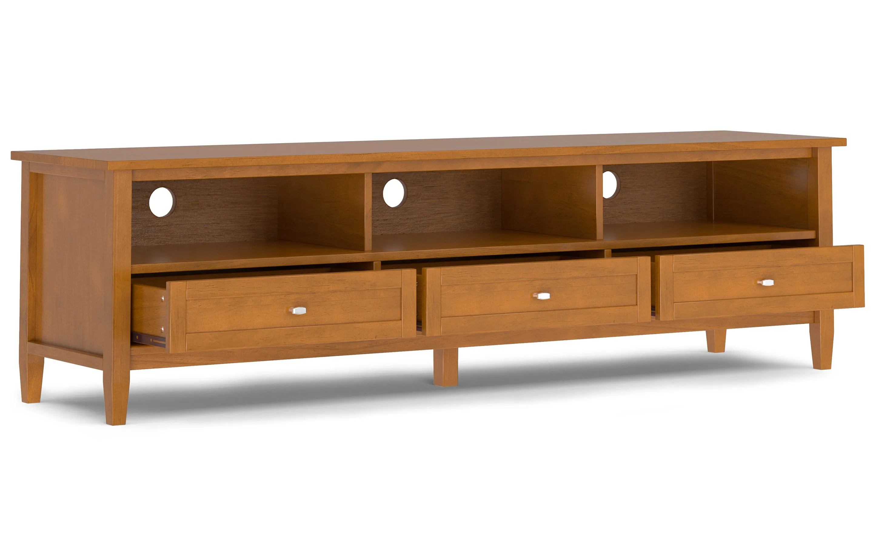 Warm Shaker 72 inch Low TV Media Stand