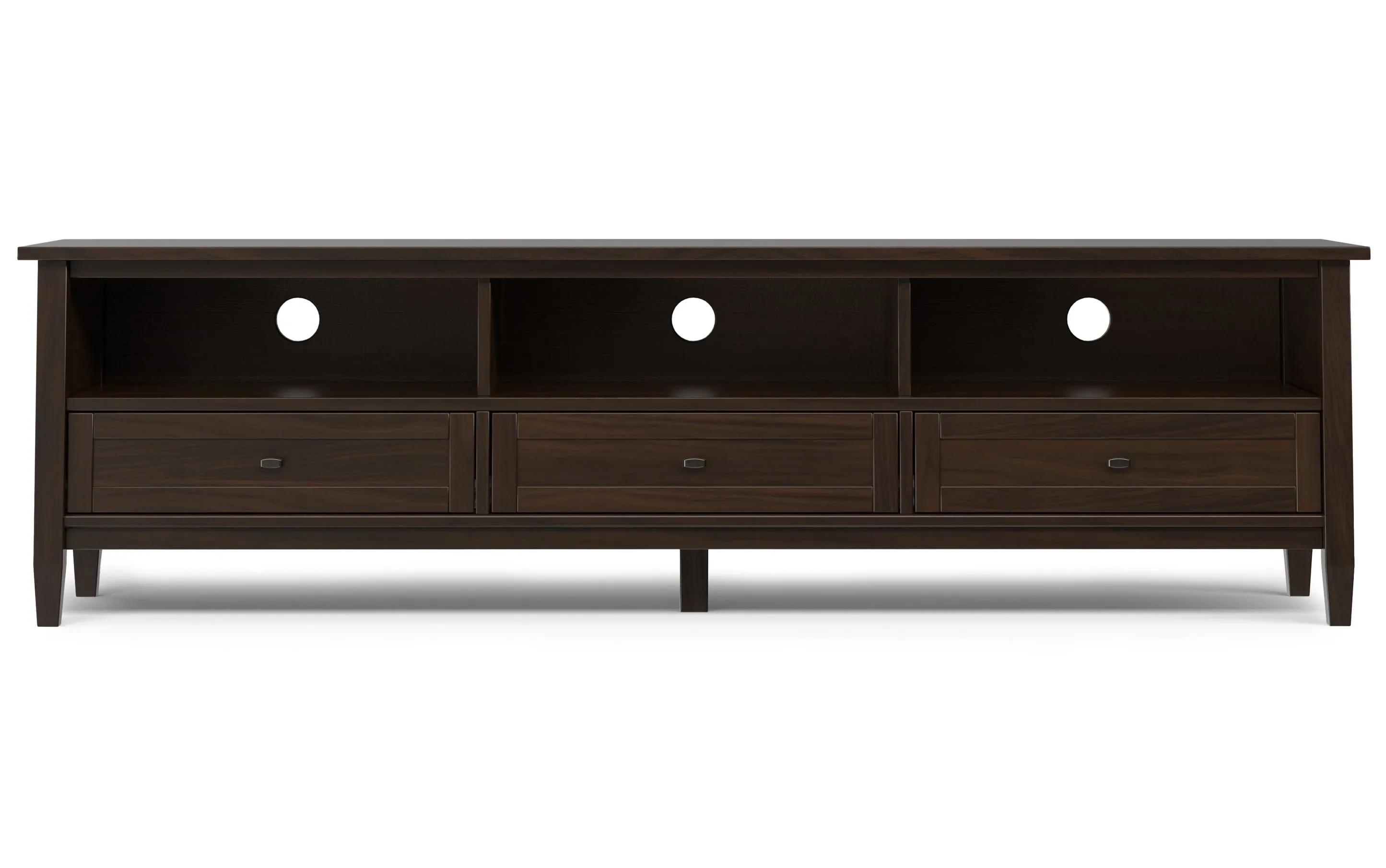 Warm Shaker 72 inch Low TV Media Stand