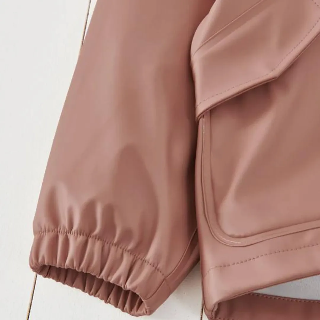 Waterproof Rainster Jacket Rose