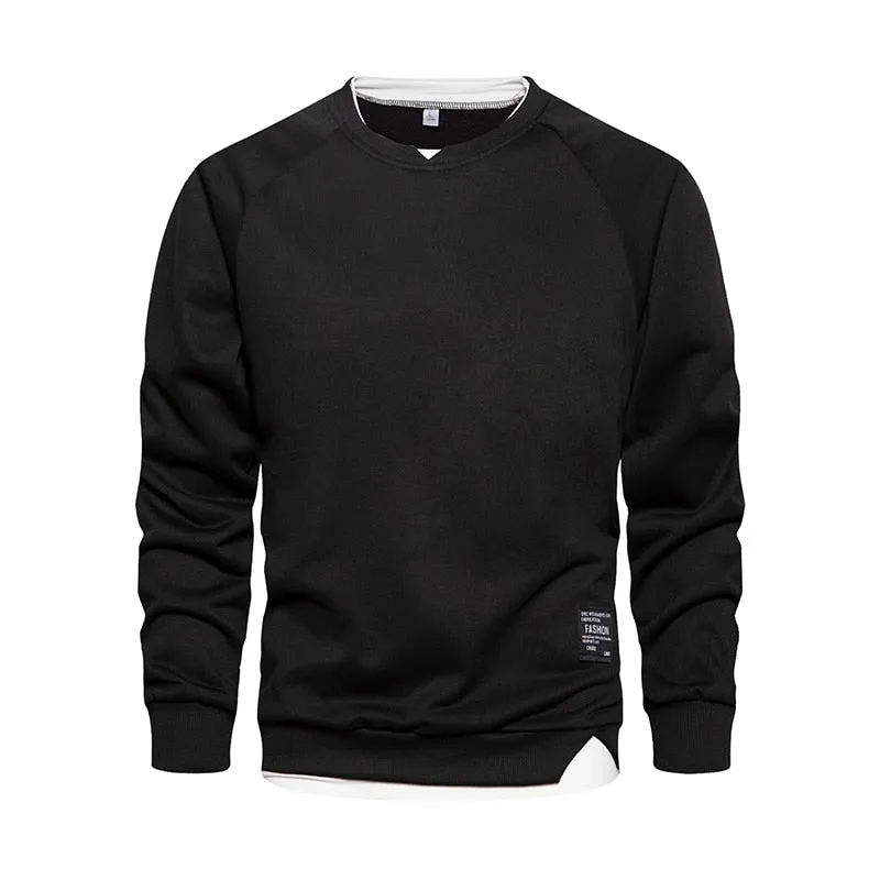West Louis™ Autumn O-Neck Regular Stylish Pullover Sweatshirt