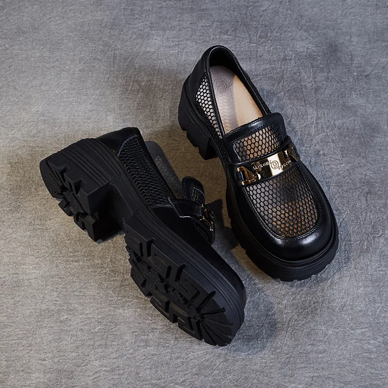 Women Summer Stylish Hollow Mesh Loafers