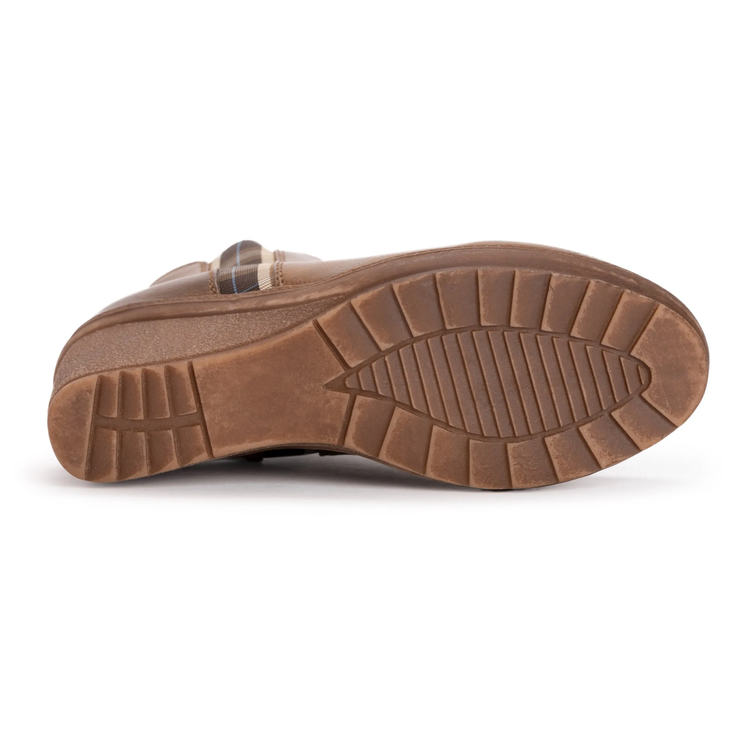 Women's England Oxford Wedge Booties