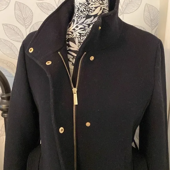 Women’s wool blend coat by MICHAEL Michael Kors business warm stylish black