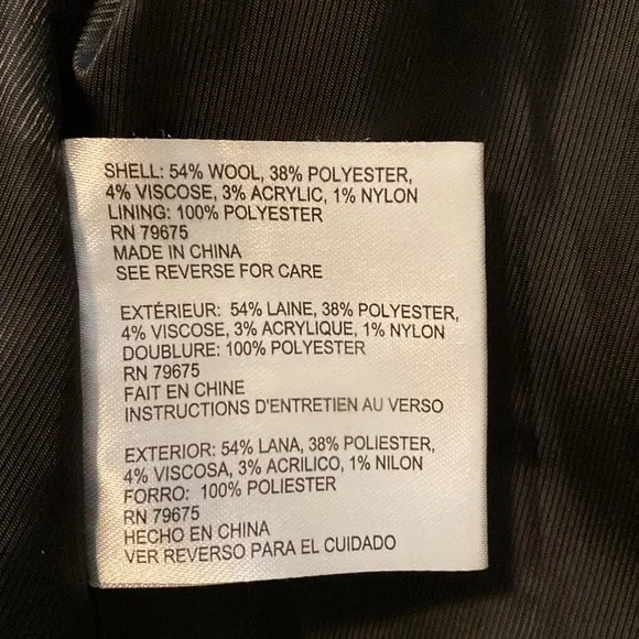 Women’s wool blend coat by MICHAEL Michael Kors business warm stylish black